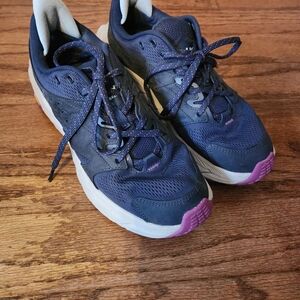 Hoka Women's Navy and Purple Athletic Shoes